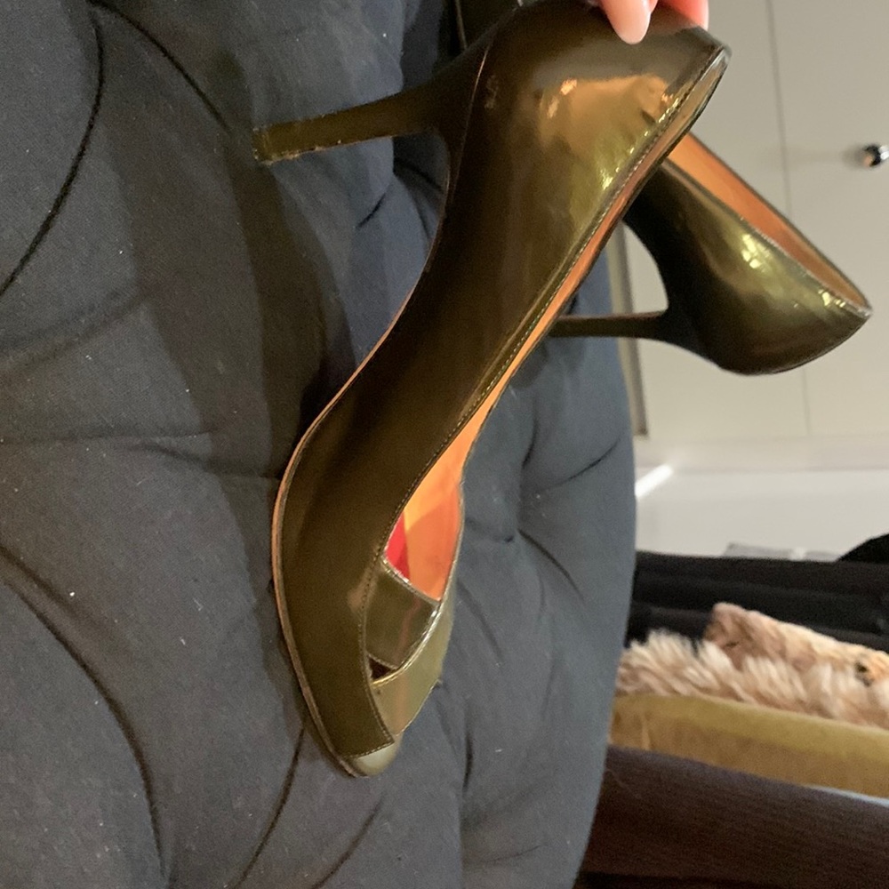 Green Kate spade size 8 heels